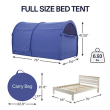 Load image into Gallery viewer, Bed Tent Dream Tents Bed Canopy Shelter Cabin Indoor Privacy Warm Breathable Pop Up Twin/Full/Queen for Kids and Adult Patent Pending (Mattress Not Included)