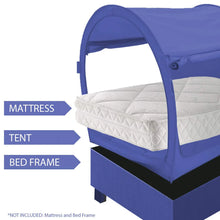 Load image into Gallery viewer, Bed Tent Dream Tents Bed Canopy Shelter Cabin Indoor Privacy Warm Breathable Pop Up Twin/Full/Queen for Kids and Adult Patent Pending (Mattress Not Included)