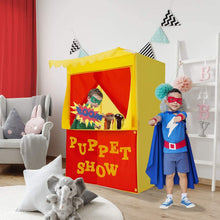 Load image into Gallery viewer, Lemonade Stand Puppet Show Theater Pretend Playhouse
