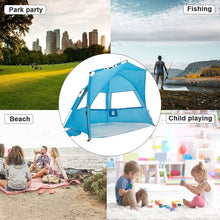Load image into Gallery viewer, Leedor Beach Tent Sun Shelter Pop Up Shade for 3 to 4 Person