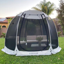 Load image into Gallery viewer, Leedor Screen House Tent Gazeb 4-6 person 10'x 10' Gray