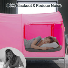 Load image into Gallery viewer, Bed Tent Dream Tents Bed Canopy Shelter Cabin Indoor Privacy Warm Breathable Pop Up Twin/Full/Queen for Kids and Adult Patent Pending (Mattress Not Included)
