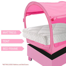 Load image into Gallery viewer, Bed Tent Dream Tents Bed Canopy Shelter Cabin Indoor Privacy Warm Breathable Pop Up Twin/Full/Queen for Kids and Adult Patent Pending (Mattress Not Included)
