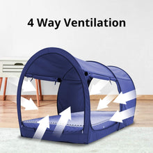 Load image into Gallery viewer, Leedor Bed Tent Twin/Full Navy

