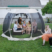 Load image into Gallery viewer, Leedor Screen House Tent Gazeb 8-10 person 12'x 12' Gray
