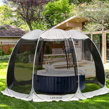 Load image into Gallery viewer, Leedor Screen House Tent Gazeb 8-10 person 12'x 12' Gray
